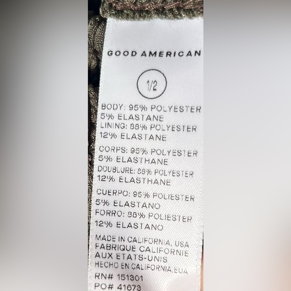 NWT Good American Always Fits Tiny Ties Bottom in Stormy001, Sizes S/M & 2XL/3XL - Picture 11 of 14